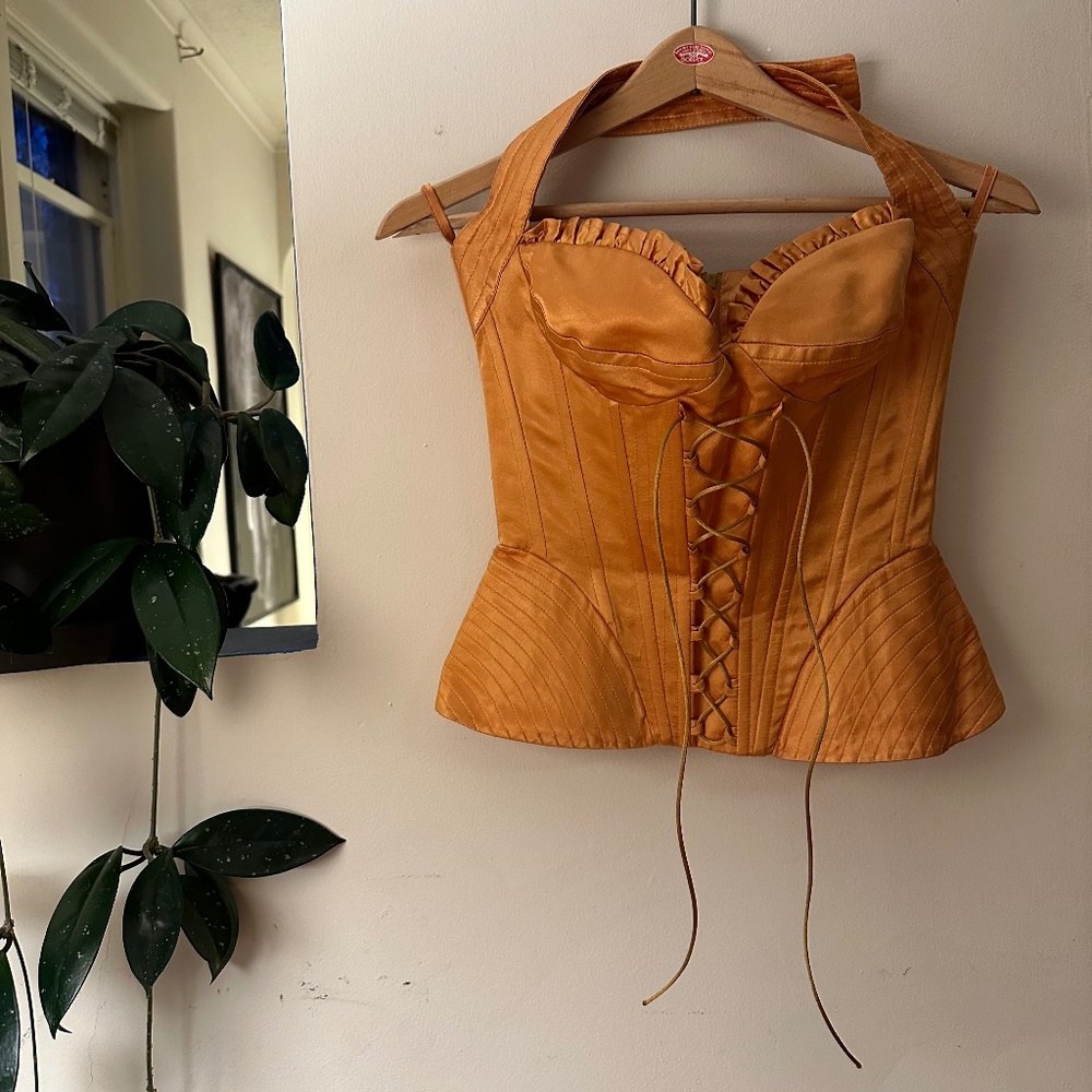 US 00, Orange, Cottoned Paris, Corset